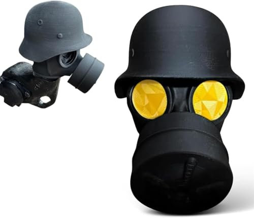 Abdeckkappe für Anhängerkupplung, Helmgasmaske, Anhänger, Kugelabdeckungen, lustige Gasmaske, Helmanhänger, Anhängerkupplung, Schutzkappe, Auto-Dekoration, Zubehör für Deichselkupplung (gelb)