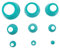 GALPADA 8piezas Adaptador De Filtro De Goma Conos De Embudo Büchner Tapones De Goma Filtración Para Aparatos De Laboratorio