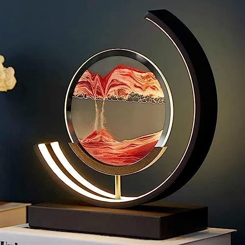 RAGOPILEN Nachtlicht, bewegliche 3D-Schreibtischlampe, mehrfarbig, um 360 Grad drehbares Nachtlicht (C)