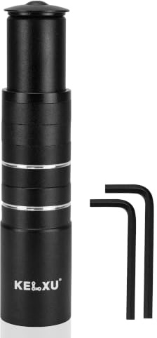 Prolunga Manubrio Bici in Lega d'Alluminio, Alza Manubrio Forcella 28,6 mm | Adattatore Regolabile per Bici MTB, Corsa e E-Bike | Stelo di Risalita Facile da Installare, Resistente e Ergonomico