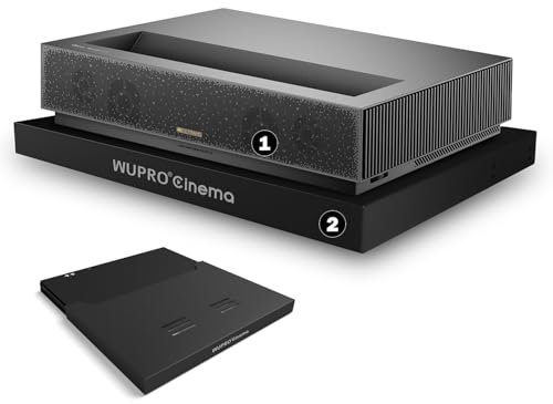 Formovie Cinema Edge UST Laser Proiettore 4K Smart Home Theater 2100 ISO Lumen 2+32GB Ultra Short Throw 4K DLP Proiettore (Projector+WP7)