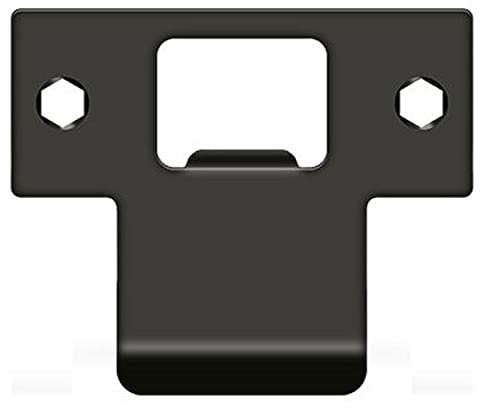 Deltana TSPE225 2-3/4 x 1-3/4 Extended Lip T-Strike Plate, Polished chrome