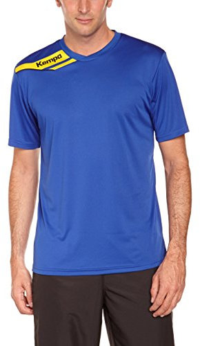 Kempa Herren T-Shirt Handball Offense Trikot XX-Small Blau - Bleu ROI/Jaune Maïs