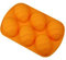 Allforhome 6 Easter Egg Silicone Cake Baking Mold Cake Pan Muffin Cups Handmade Soap Moulds Biscuit Chocolate Ice Cube Tray DIY Mold