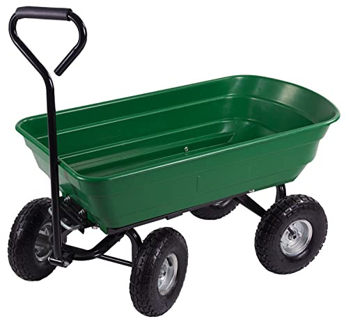 Kippen Karren Grün Trolley 75 l - max 250 kg.