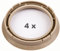 4 Zentrierringe f??r Alufelgen 72.50 mm auf 57.10 mm Kunststoff (72,50/57,10)