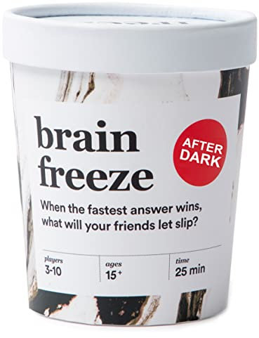 Player Ten Brain Freeze After Dark Party Game - The Hilarious Speak-Before-You-Think Card Game for Friends, Family, College Students, Fun Parties and Board Games Night with Your Group