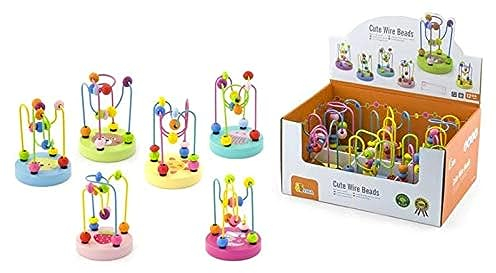 Distributori Giocattoli Perlen-Spiel für die erste Kindheit, Mehrfarbig, 6934510500474