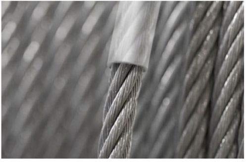 2 3 4 5 6 7 8 10mm Steel Clear PVC Plastic Coated Wire Rope Boat Galvanised Zinc (Diameter: 4mm, Length: 10m)