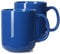 Smilatte 20 OZ Large Coffee Mug, M016 Plain Ceramic Boss Big Tea Cup with Handle for Dad Men, Set of 2, Blue