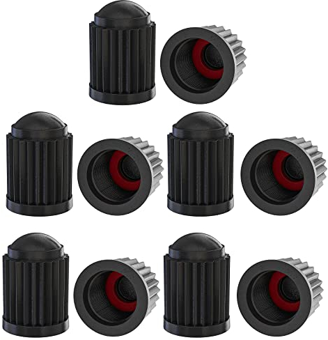 Rnitle Tapas de Válvula de Neumático de Coche[8 Paquetes],Tapas De Vástago De Válvula De Neumático De Aluminio,para Las Rueda del Coche,Moto,Bicicleta o Patín