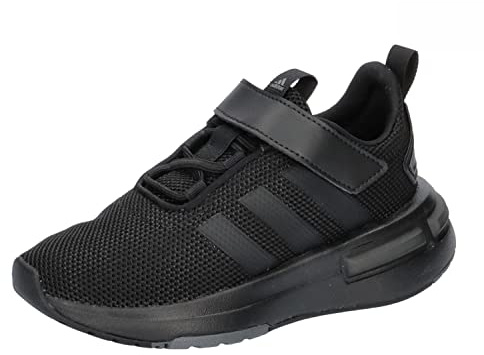 Adidas Unisex Kinder Racer TR23 Hook and Loop Shoes Kids, core Black/core Black/Grey Five, 35 EU