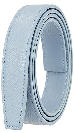 NIUXICH Damen-Gürtel mit automatischer Schnalle, Gürtel ohne Schnalle, dünner Ledergürtel, Jeansgürtel, 2,4cm Breite