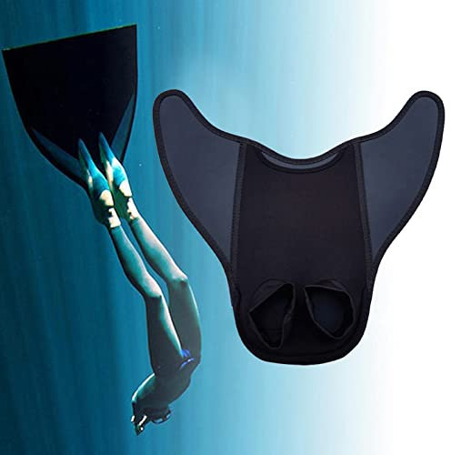 Deno Sirène Natation Queue Monopalme - Natation pour Adultes Poisson Monopalme Queue Forme Palmes Natation Formation Palmes Natation Plongée Snorkeling Maillots Bain Eau Jouets