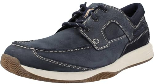 Clarks Herren Sailview Lace, Marineblau, 43 EU
