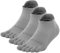 OrrinSports Chaussettes d'orteils Coolmax Chaussettes de course pour hommes femmes 3 paires de chaussettes sportives respirantes à cinq doigts