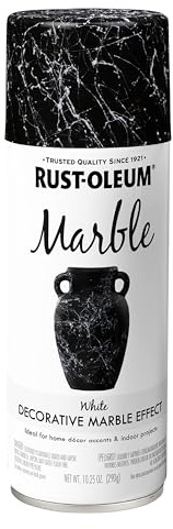 Rust-Oleum 372487 Specialty Marble Spray Paint, 10.25 oz, White