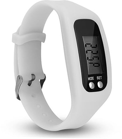 BESPORTBLE Silikonarmbänder Schrittzähler Armbanduhr Kalorien Monitor Uhr Elektronisch Weiß Kind Geschenk Sportarmbänder