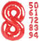 Red 8 Balloon, Number Balloon 40 Inch, Red Birthday Decorations, 8 18 28 38 80 Birthday Balloons, 8th Red Party Supplies, Number 8 Balloon