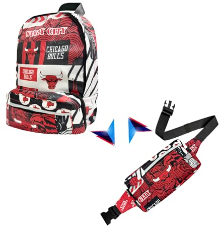 Pro Specialties Group Chicago Bulls Taschen, Transformator-Tasche, Kompakt