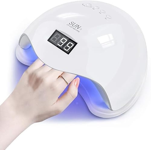 Sun UV 3-in-1 Gel Nail Polish UV Light Lamp, Nail Dryer Machine, And Nail Paint Dryer Machine - Professional Salon-quality Results At Home White UV Lamp For Nails Art