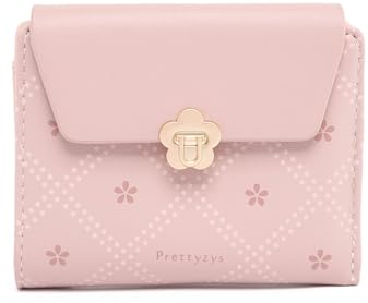 SUNAVY Damen Klein Geldbörse PU Leder Portemonnaie Rosa