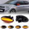 POPMOTORZ LED Blinker Schwarz mit Canbus Fehlerfrei für 107 206 207 307 407 607 Partner Expert C-itroen C1 C2 C3 C5 C6 Xsara Picasso Berlingo Jumpy, 2 Stücke