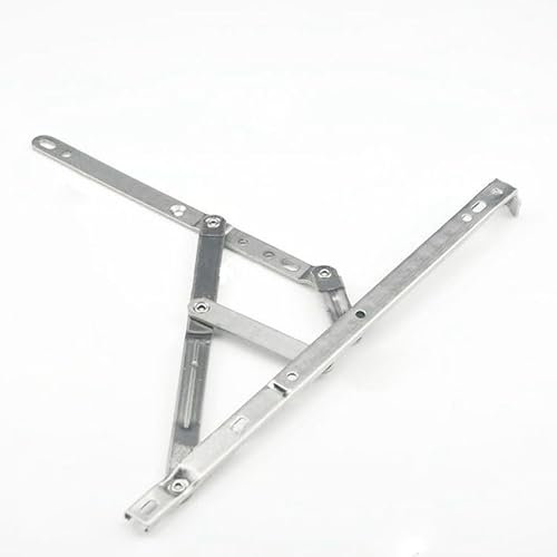 LYHYDMA Compas de Fenêtre 12 Pouces en Acier Inoxydable Vent Brace Charnière/Curseur Battant Coupe-Vent en Alliage D'aluminium Porte Fenêtre Raccords Positionnement