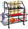 Yoga Matte Regal, Yogamatte Organizer für Hanteln, Faszienrolle, Kettlebell und Yoga Block, Hantel Ständer Für Langhantelpolster Faszienrolle, Tragfähigkeit-136KG