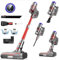 Avamia Aspirateur sans Fil avec Affichage LED, Jusqu'à 55 Minutes d'Autonomie, Moteur sans Balais, Brosse Anti-Enchevêtrement, Filtration Multicouche, Batterie Amovible, Aspirateur Balai Léger 6-en-1