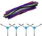 theoutlettablet Pack 1 Cepillo Central y 4 cepillos Laterales para Eureka NERE10s E10S / Midea M9 / Obode A8 Recambio Robot Aspirador