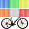 72er-Pack bunte reflektierende Fahrradspeichen, wasserdicht und wiederverwendbar, 360°-Sichtbarkeitsreflektoren, bunte reflektierende Speichen für den Einsatz bei Nacht, speichenreflektor fahrrad