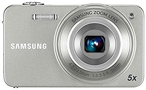 Samsung ST90 Compact Digital Camera 14.2 Megapixel with 5X optical Zoom 2.7-Inch Display Screen Silver (Renewed)