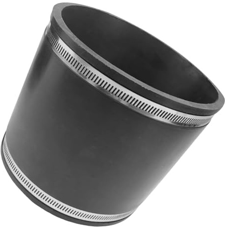 Sharplace Acoplador de Manguito Flexible con Abrazaderas para Accesorios de Repuesto de Máquina, 110 Mm X 125 Mm X