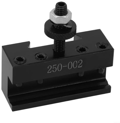 Drehmaschine Stahl Schnellwechsel Werkzeughalter für CNC Metallbearbeitung Drehmaschinen 15,2 - 22,9 cm Swing für 250-000 250-001 250-002 250-004 250-007 250-010 Modelle (250-002)