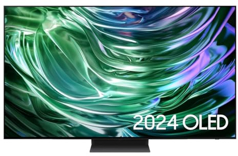 Samsung 55 S90D OLED 4K, OLED HDR+, LaserSlim Design, Dolby Atmos, Motion Xcelerator 144Hz, NQ4 AI Gen2 Processor QE55S90DAEXXU (Renewed)