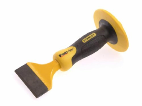 Stanley 418334 FatMax Ciseau de maçon pour pierre 2.3/4 x 8.1/5,1 cm avec protection