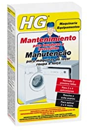 HG Tiefenreinigung und Wartung von Waschmaschinen und Geschirrspülern, entfernt Kalkablagerungen, Waschmittel für die Wartung von Küchengeräten und Wäscherei - 2 x 100 g