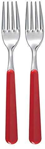 Excelsa Trendy 2 Unidades Rojo Tenedores