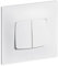 LEGRAND - Interrupteur Poussoir Double Neptune 6A - Commande d'Éclairage Monobloc - Prêt à Installer - Blanc