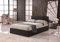 MODERNIQUE® Bilancio Ottoman Storage Faux_Leather Double Bed (4FT6) Bounce Sprung Slats Base (Brown, Double 4FT6)