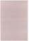 Elle Decoration Millau In- und Outdoor Teppich 80x150cm – Kurzflor Wetterfest Wasserfest Modern Plain Unifarben Design für Terrasse Balkon Wohnzimmer Schlafzimmer Esszimmer Küche Flur in Rosa