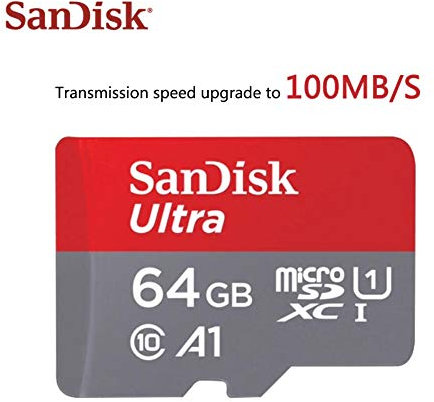 SanDisk Carte Micro SD Classe 10 TF SDHC 16 Go 32 Go 64 Go 128 Go SDXC 64GB