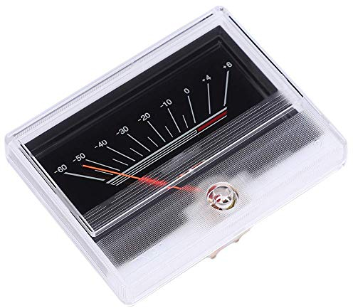 Walfront TN-90A-BGB-S0538 VU Messgerät, DB Messgerät Mini-Verstärkerpegel Audio Messgerät Audio Aufnahmegeräte mit Hintergrundbeleuchtung Geeignet für Heimwerker Audio