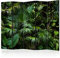 murando Raumteiler Foto Paravent Tropische Blätter 225x172 cm beidseitig auf Vlies-Leinwand Bedruckt Trennwand Spanische Wand Sichtschutz Raumtrenner Dschungel Natur Monstera Palmblätter