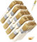 50-Pack 1 Inch/2.54cm Chip Paint Brushes - Flat Natural Bristle Disposable Brushes, Wooden Handle Set for Acrylic Paint, Stains, Varnishes, Glues, Gesso & Home DIY