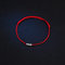 BVFRA Bracelet tissé en Corde Rouge avec des Perles d'argent S925 Bracelets d'amitié réglables Porte-Bonheur Bijoux minimalistes Cadeau pour Femmes Hommes Unisexe