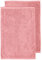 jilda-tex Handtuch Duschtuch Gästetuch Badematte Set Soft Cotton 100% Bio-Baumwolle GOTS (Altrosa, 2er-Set Badematte (2X 50x70 cm))