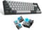 MageGee Portable 60% Gaming Mechanical Keyboard, Minimalist MK-Box Ice Blue Backlit Compact 68 Keys Wired Office Keyboard with Blue Switch for Windows Laptop PC Mac Convenient(Black & Grey)