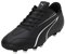 PUMA Herren Vitoria FG/AG Soccer Shoe, Black White, 42.5 EU